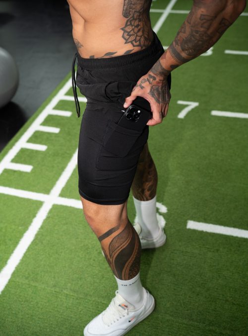 Di MarS 2-in-1 Reflective Running Shorts