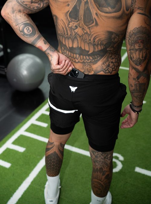 Di MarS 2-in-1 Reflective Running Shorts